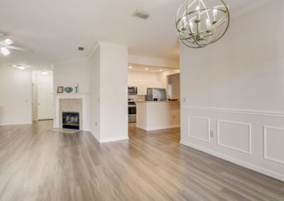 Interior of model home at Heritage Deerwood