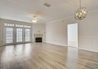 Interior of model home at Heritage Deerwood