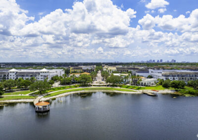The Majestic at Downtown Baldwin Park - Luxury Apartments in Downtown Orlando - Aerial View